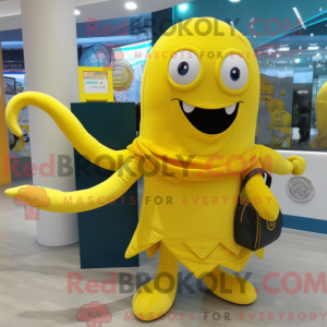 Citrongul Kraken maskot...