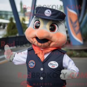 Navy laks maskot drakt...