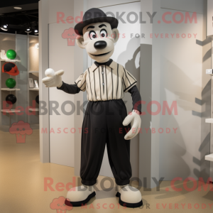 Olive Mime maskotdraktfigur...