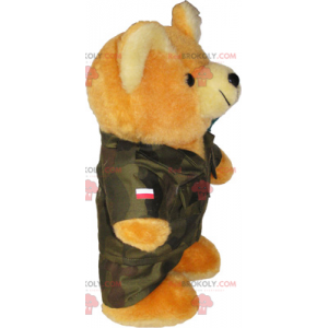 Bear mascot with coat - Redbrokoly.com