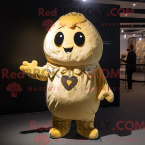 Gold Potato-mascottekostuum...