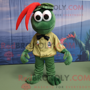 Olive Lobster maskot...