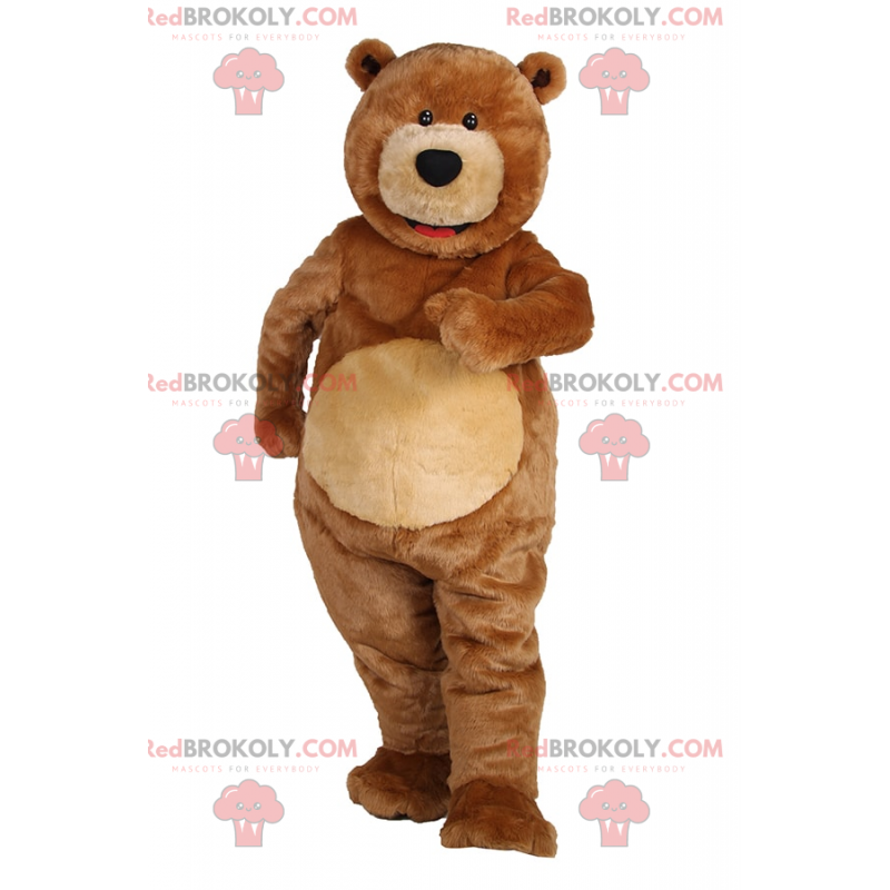 Bear maskot med små svarte øyne - Redbrokoly.com Bear maskot med små svarte øyne - Redbrokoly.com