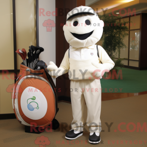 Máscara de bola de golfe...