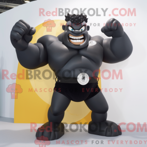 Personaggio mascotte Black...