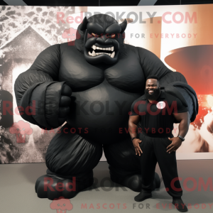 Personaggio mascotte Black...
