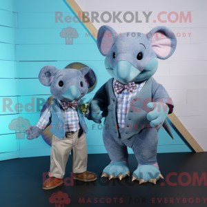 Disfraz de mascota Sky Blue...