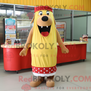 Hot Dog-maskotdraktfigur...