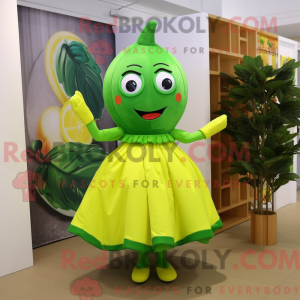 Forest Green Lemon mascot...