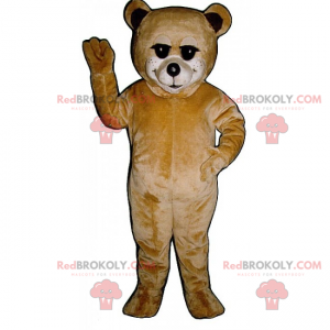 Beige teddybeer mascotte - Redbrokoly.com