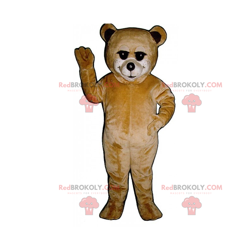 Beige bamse maskot - Redbrokoly.com