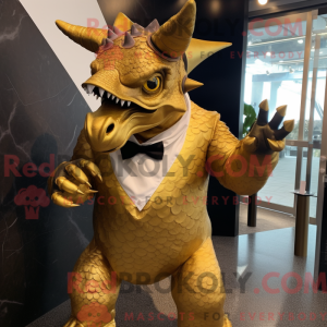 Gull Triceratops maskot...