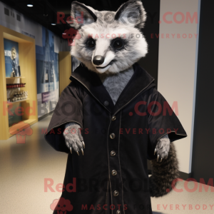Black Civet mascot costume...
