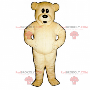 Maskottchen Teddybär mit großen Augen - Redbrokoly.com