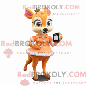 Postava maskota Peach Deer...