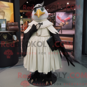 Cream Blackbird maskot...