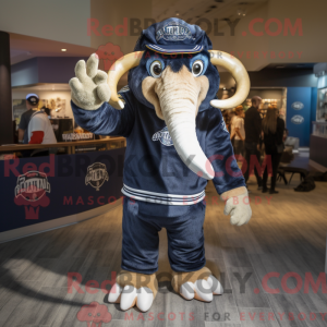 Disfraz de mascota de mamut...