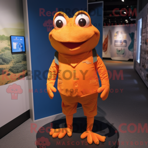 Figura de máscara de sapo...