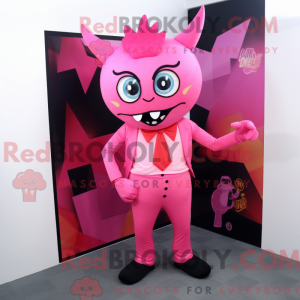 Maskottchenkostüm Pink...