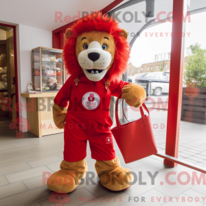 Red Lion maskot...