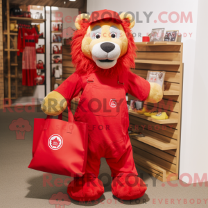 Red Lion maskot...