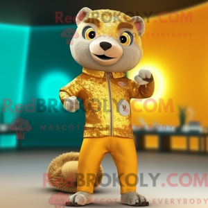 Máscara Gold Mongoose com...