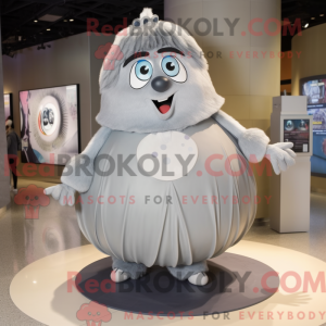Grey Ice maskot kostume...