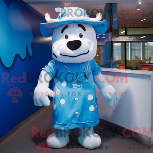 Postava maskota Sky Blue...