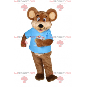 Bamse maskot i t-skjorte - Redbrokoly.com