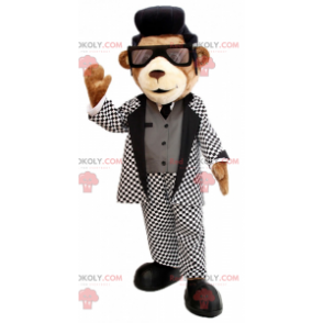 Mascotte dell'orso che tiene Elvis - Redbrokoly.com