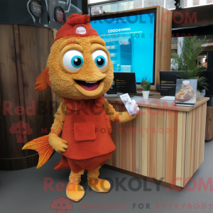 Postava maskota Rust Fish...