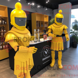 Yellow Spartan Soldier...