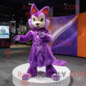 Disfraz de mascota Purple...