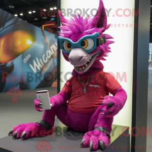 Disfraz de mascota Magenta...