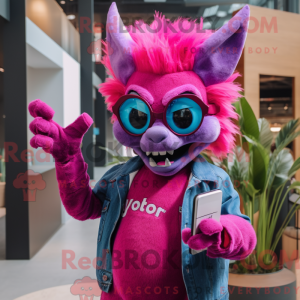 Disfraz de mascota Magenta...