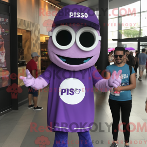 Postava maskota Purple...