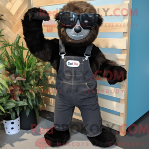 Sort dovendyr maskot...
