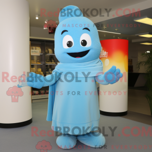 Postava maskota Sky Blue...