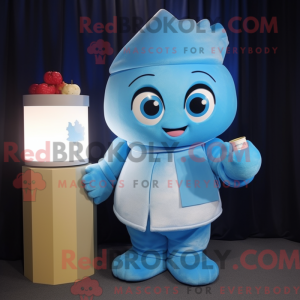 Postava maskota Sky Blue...