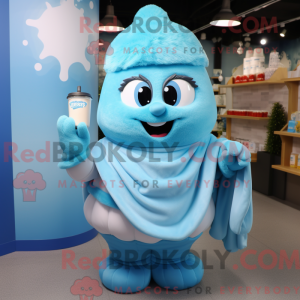 Postava maskota Sky Blue...