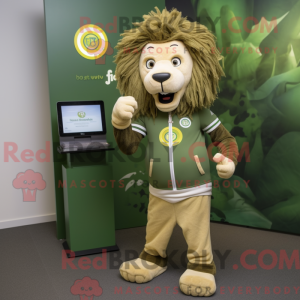 Máscara Olive Lion colorida...