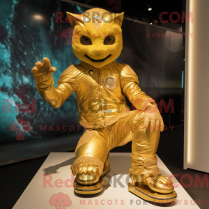 Disfraz de mascota Gold Ice...