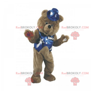 Magician bear mascot - Redbrokoly.com