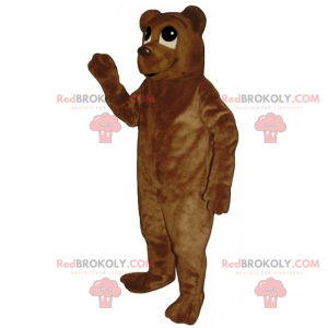 Mascote urso pardo - Redbrokoly.com