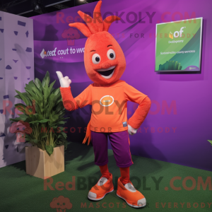 Costume mascotte de carotte...