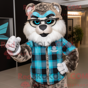 Turquoise Lynx mascot...
