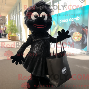 Máscara de bacalhau preto...