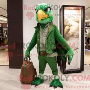 Forest Green Hawk maskot...