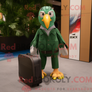 Forest Green Hawk maskot...