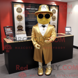 Gold Advokat maskot...